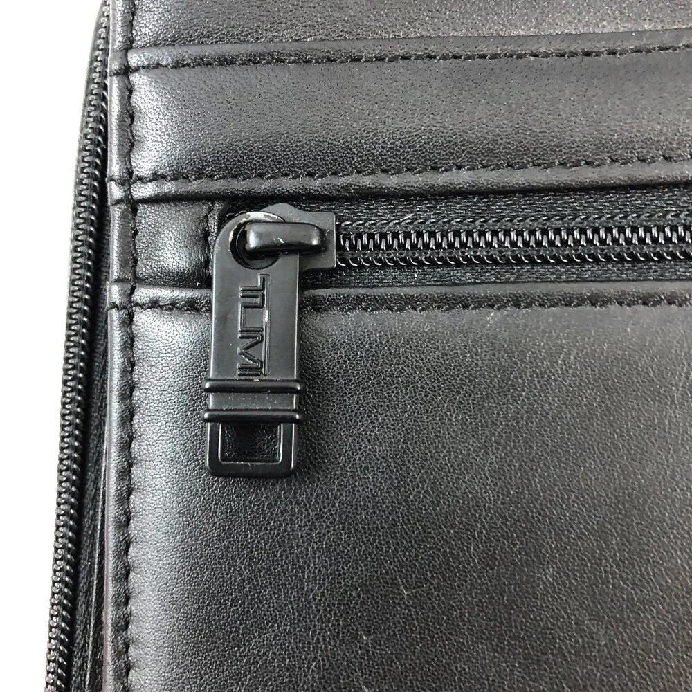 TUMI Black Leather Documents Case